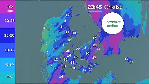 Den jyske vestkyst slipper billigst i denne omgang, mens det sydøstlige Sjælland står til en ordentlig skylle.