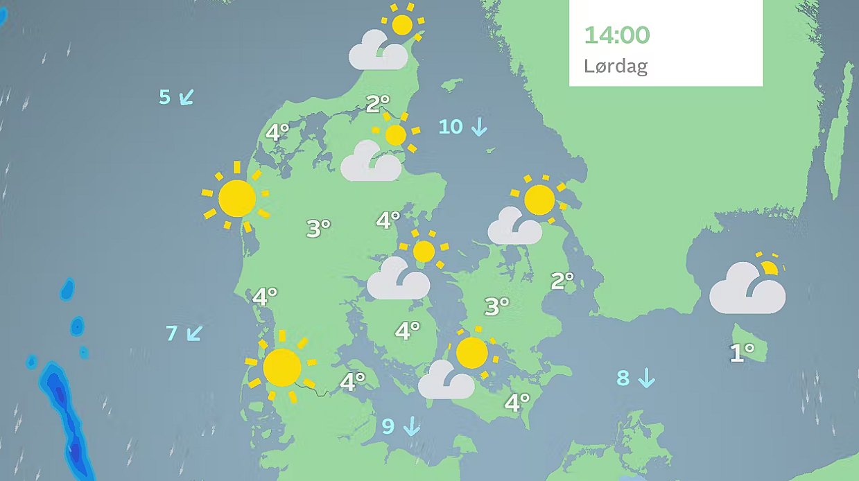 Mange kan se frem til masser af sol lørdag.