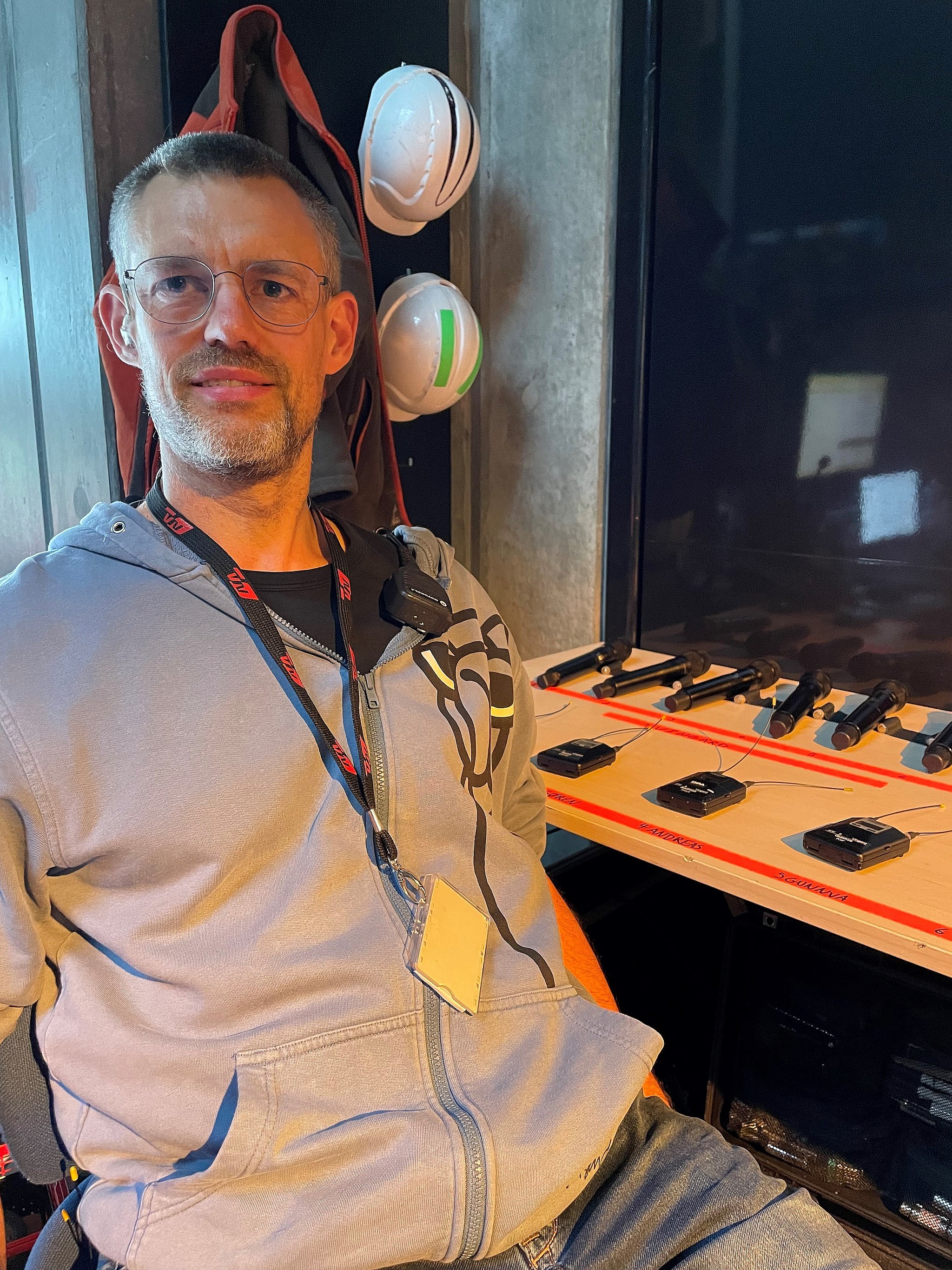 Det er ikke første gang, Jonas Norup arbejder med lyd. Tidligere har han arbejdet som lydassistent på Roskilde Festival.