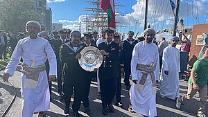 Shabab Oman II vil bygge bånd til resten af verden under Tall Ships Races