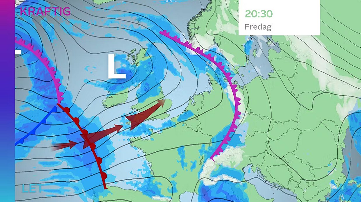 Mildere luft finder vej op til Danmark.