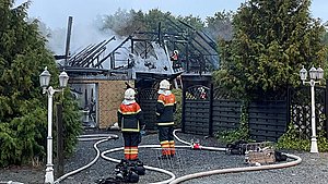 Endnu en brand i nat: Villa totalt udbrændt