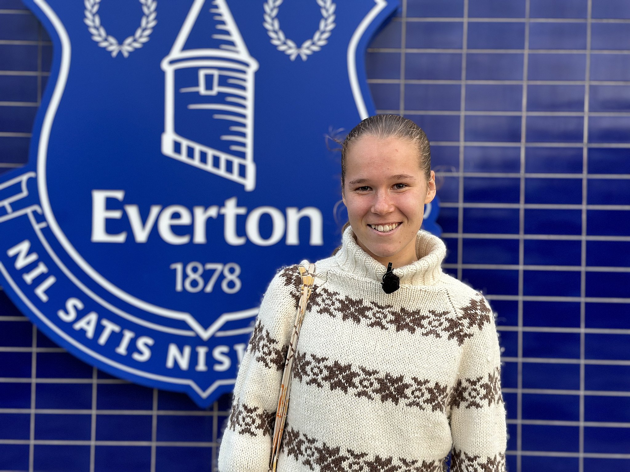 Karoline Olesen skiftede i sommer fra Fortuna Hjørring til Everton.