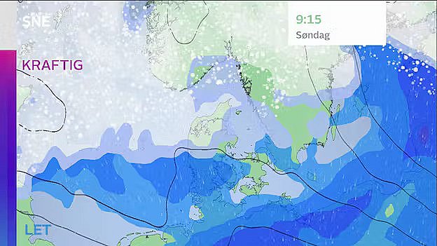 Snedække juleaftensmorgen 9.15