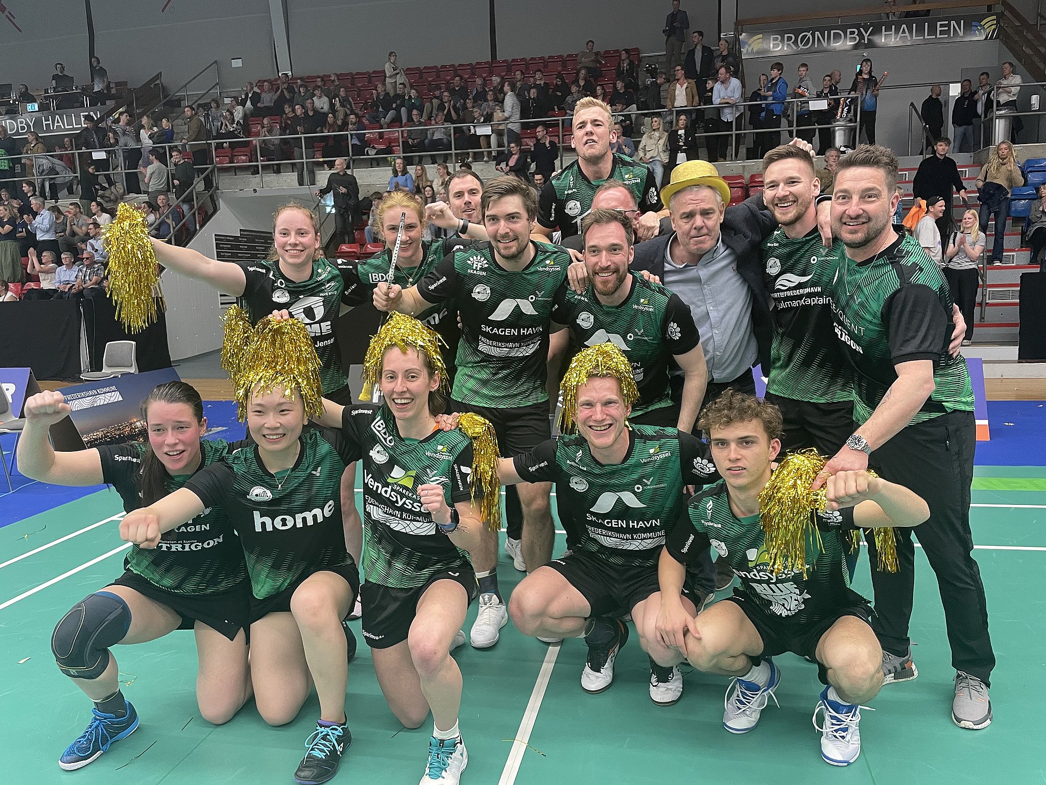 Vendsyssel Elite Badminton bliver danske mestre.