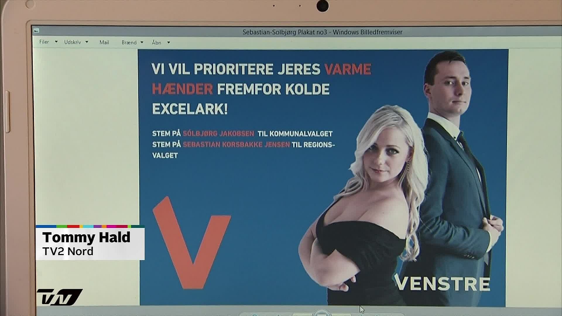 Unge Venstre-politikere vækker opsigt med sexet valgplakat ...