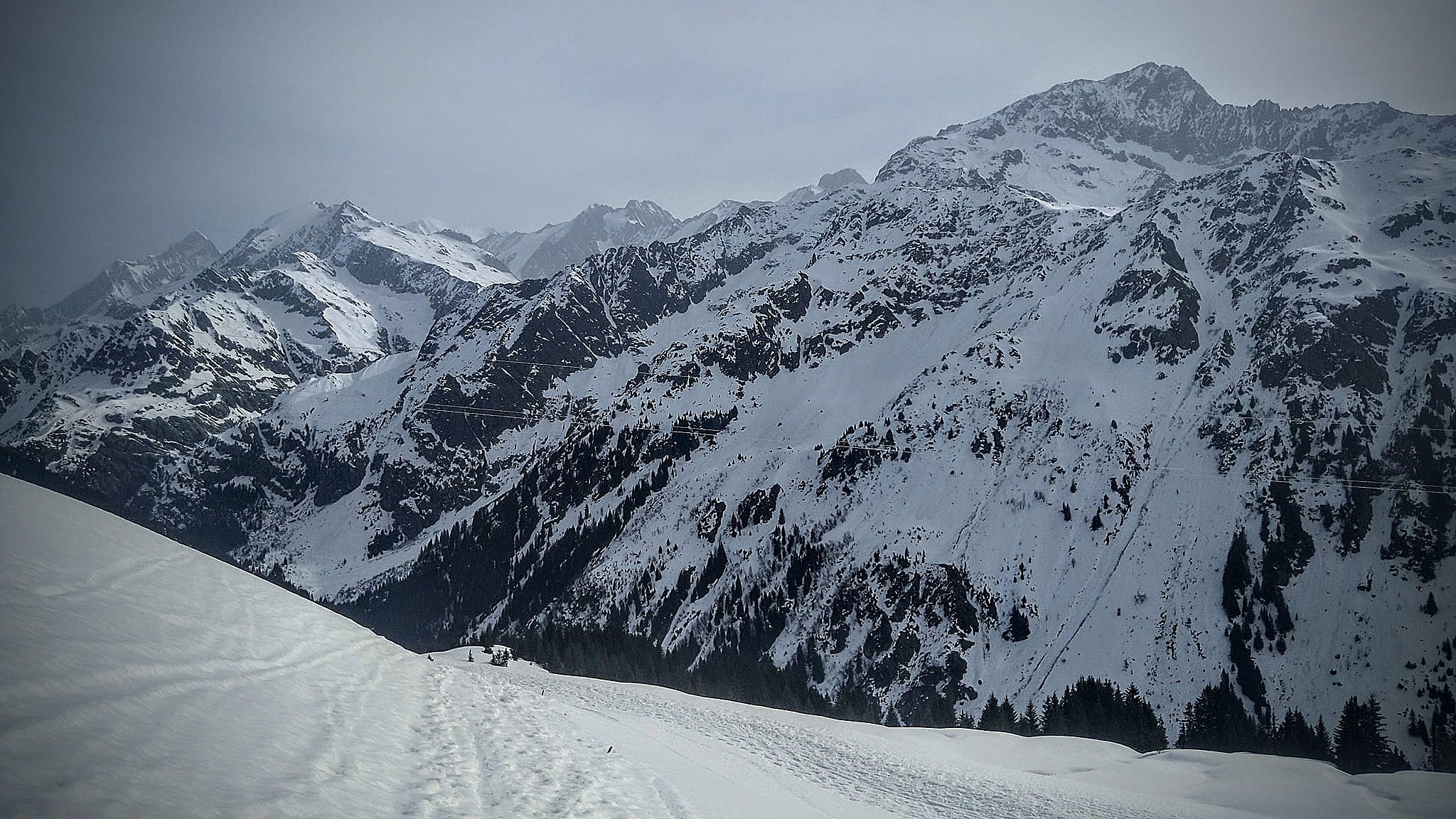 Selvom Mont Blanc er flot på billeder, var det den hårdeste passage på vandringen indtil videre.