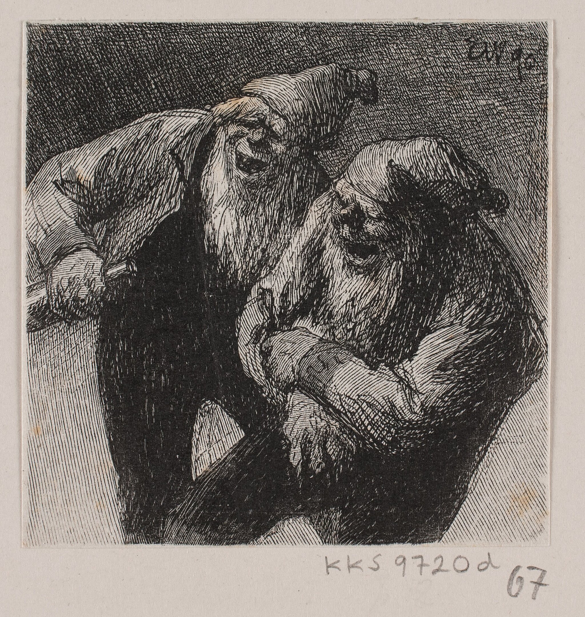 To leende nisser fra 1890. Statens Museum for Kunst.